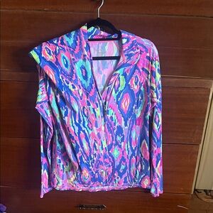 Lilly Pulitzer Luxletic Full zip with leggings outfit